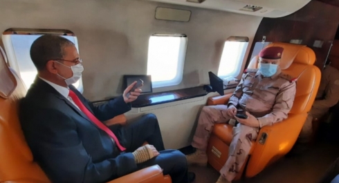 Kazimî Fermandarên leşkerî pîwerdar kir